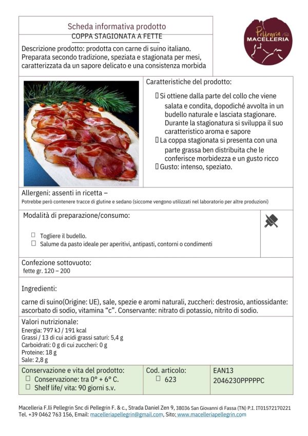 Coppa stagionata a fette - immagine 4