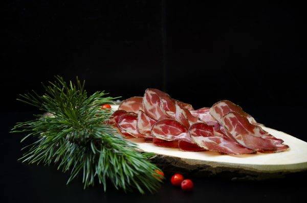 Coppa stagionata a fette